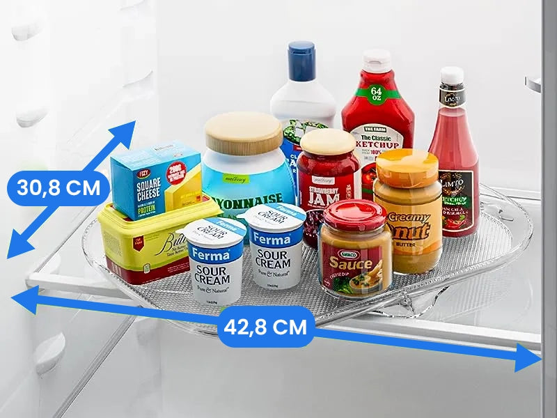 Šaldytuvo produktų lėkštė